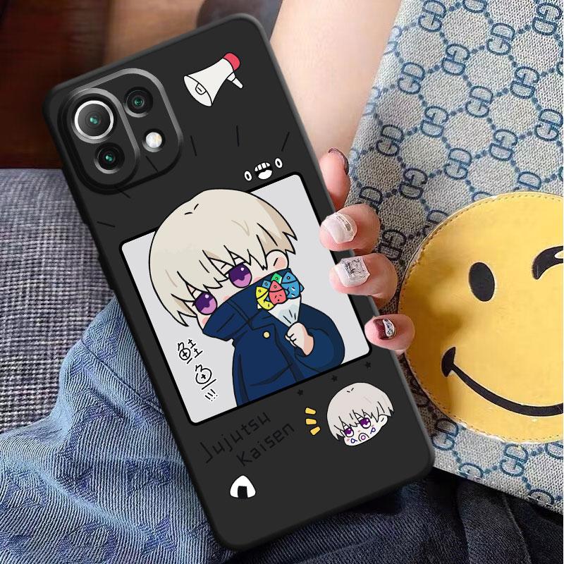 Case Funda for Xiaomi Mi 11i 11X 12S 11T 10 12X 12 Pro 10T 11 Lite 10S 10 Pro 12 Kawayi Jujutsu Kaisen Anime Shell Silicone