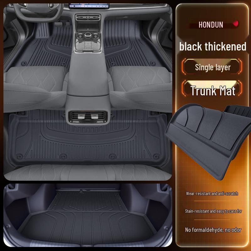 Floor Mats for Geely Galaxy A7 (2025) - TPE Car Interior Modification Accessory