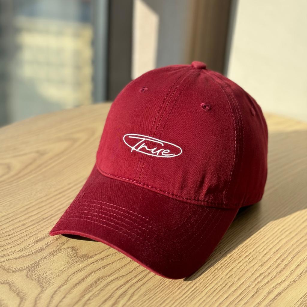 Versatile four-season pure cotton washed water letter embroidery baseball hat curved brim soft top cap sun hat tide
