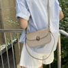 IELGY Texture Ladies Messenger Bag Temperament Underarm Bag Fashionable All-Match Simple Shoul