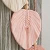 Unique Bohemian Decorative Tapestry Nordic Wall Hanging Pendant Modern Woven Leaf Tassels  Bedroom