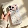 Red Polka Dot Is Suitable for Niche Apple 17max Protective Case 15pro Female iPhone16/17Promax Mobile Phone Case.