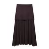 Kaslead New Arrival Women's Fashion Style Button Knitting Vest Skirt 4192015 4192016