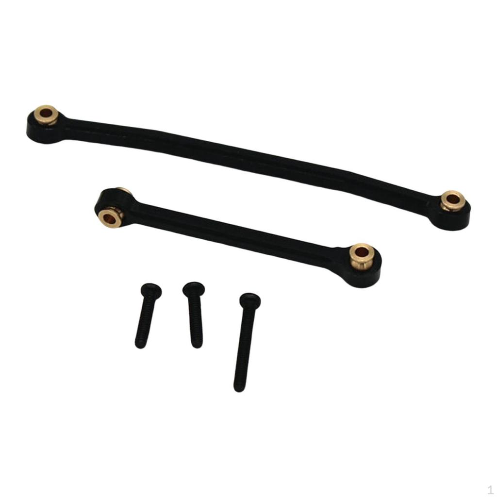 Alloy Steering Rod Tie Links Kit High Tightening Link for 1/24