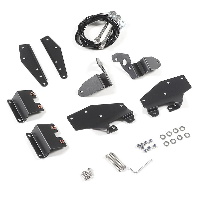 

Car through the jungle protection hood lock buckle obstacle elimination rope For Ford Ranger Wildtrak 2015-2025 car accessories чёрный