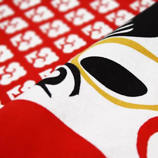Someno Yasubo Hand Towel Contest with Authentic Dyed Cotton Tokuoka Made in Japan 35cm x 100cm "Staring Daruma" 100%