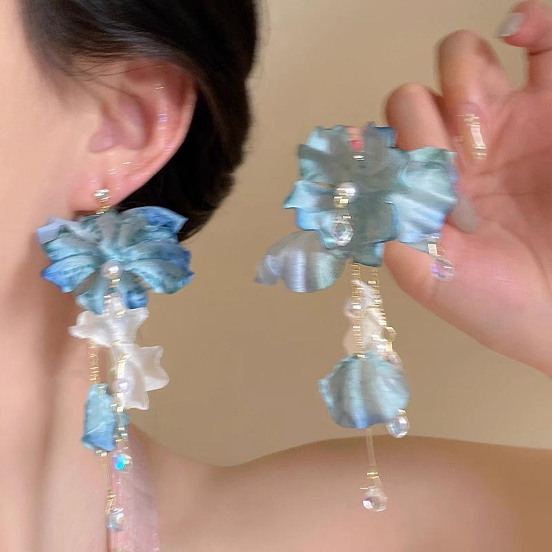 S925 Silver Needle Pearl Stud Earrings for Women