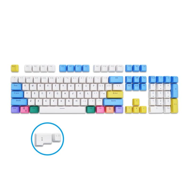 104 Keycaps Translucent Double Shot PBT for Key s Backlit For MX Switches Mechanical Keyboard Replaceable for
