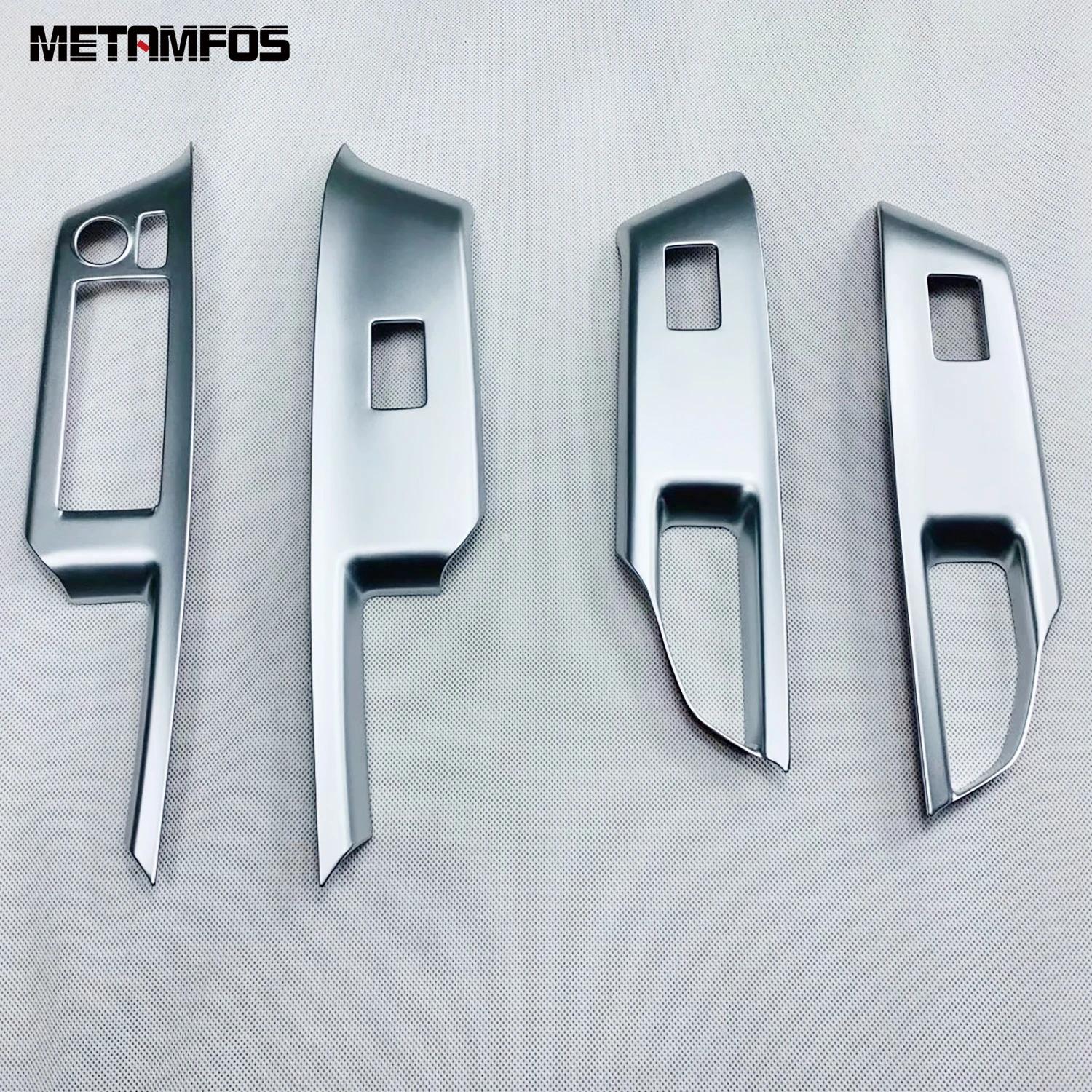 

Window Lift Switch Cover Trim For Toyota Aqua -2024 2025 Matte ide Door Armrest Frame Interior Accessories Car Styling ABS Matte Plastic
