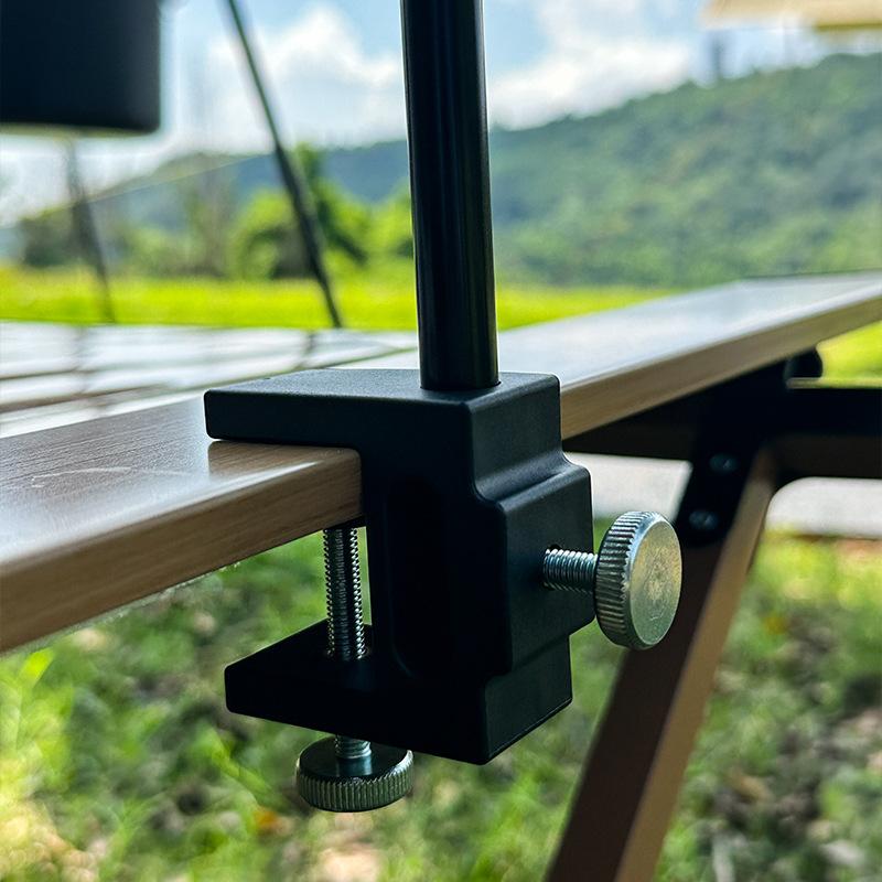 Outdoor Camping Lantern Stand, Tabletop Aluminum Alloy Detachable Lantern Hangers Portable Lighting Brackets, Hiking Equipment