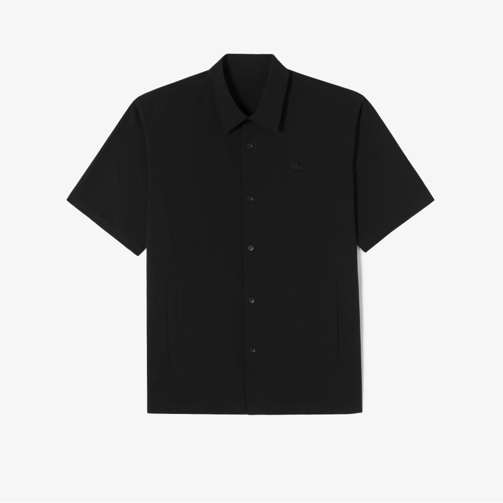 [Lacoste] Men's Outerwear-Style Short-Sleeve Shirt CH249E-56G031