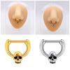 Stylish Skull Nose Studs Elegant Stainless Steel Skull Nose Pin Nose Stud Perfect For Individualized Decoration