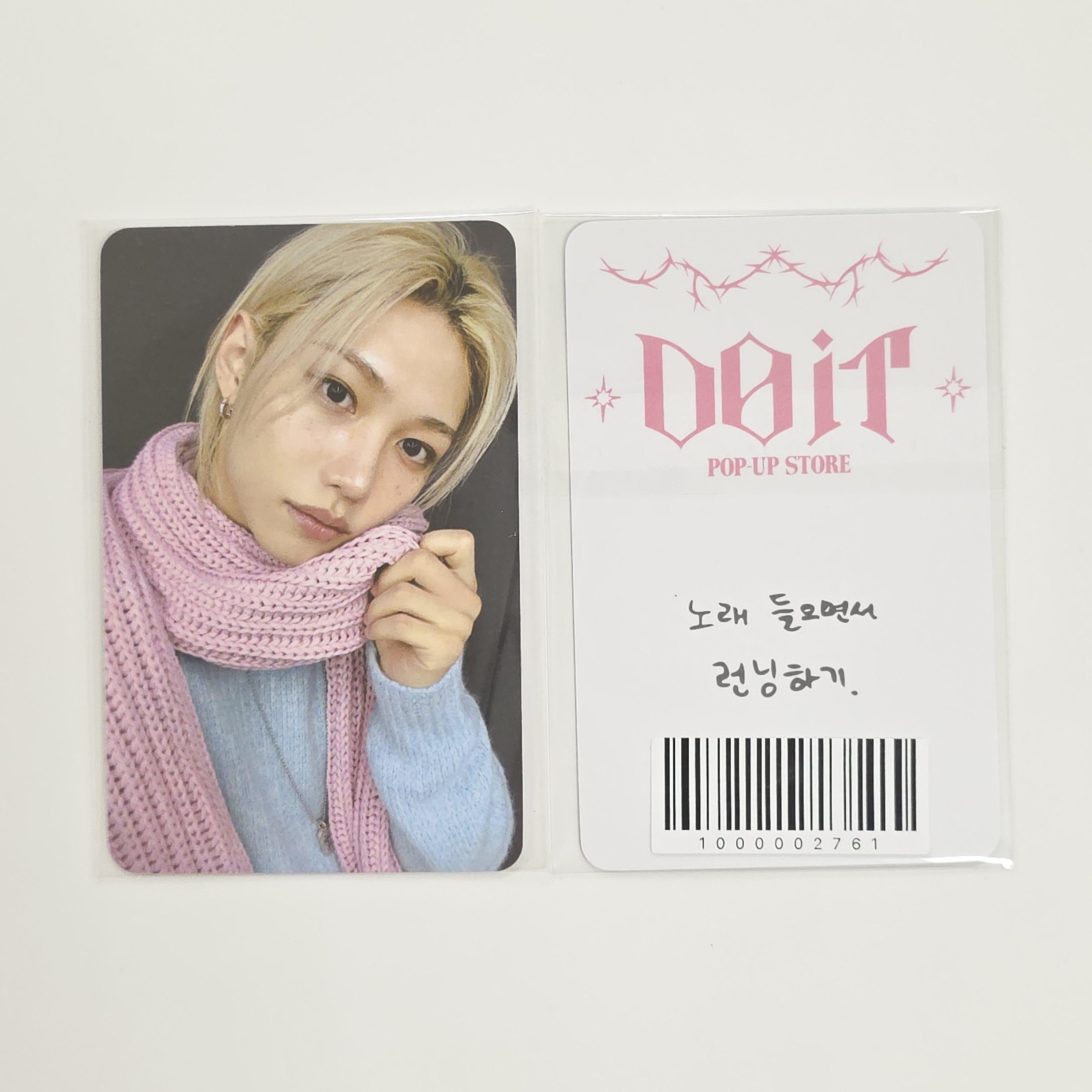 Stray Kids DO IT POP-UP Store FANS SHOP Spezielle Fotokarte Felix