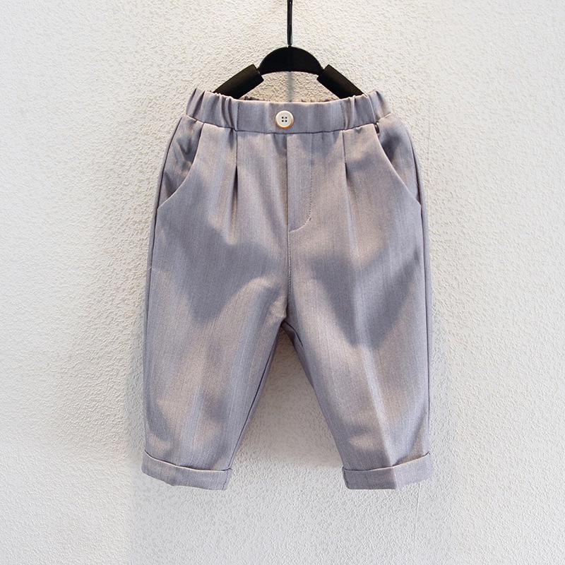 Kids' Black Dress Pants & Girls' Navy Straight-Leg Uniform Pants with Full Elastic Waist