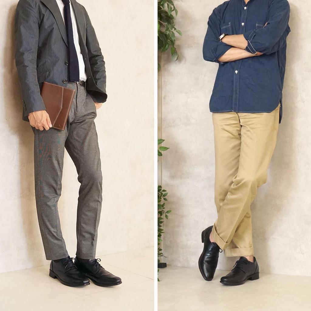 [Belle & Sofa - Gentle Shoe Workshop] Men's Business Shoes - Comfortable for Walking and Running - Sneakers - Lace-up, Rainproof, Assist Insole - Made