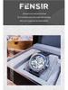 Fenshi FENSIR 8837 Men's Automatic Mechanical Watch - Hollow Design, Waterproof, Casual Belt.