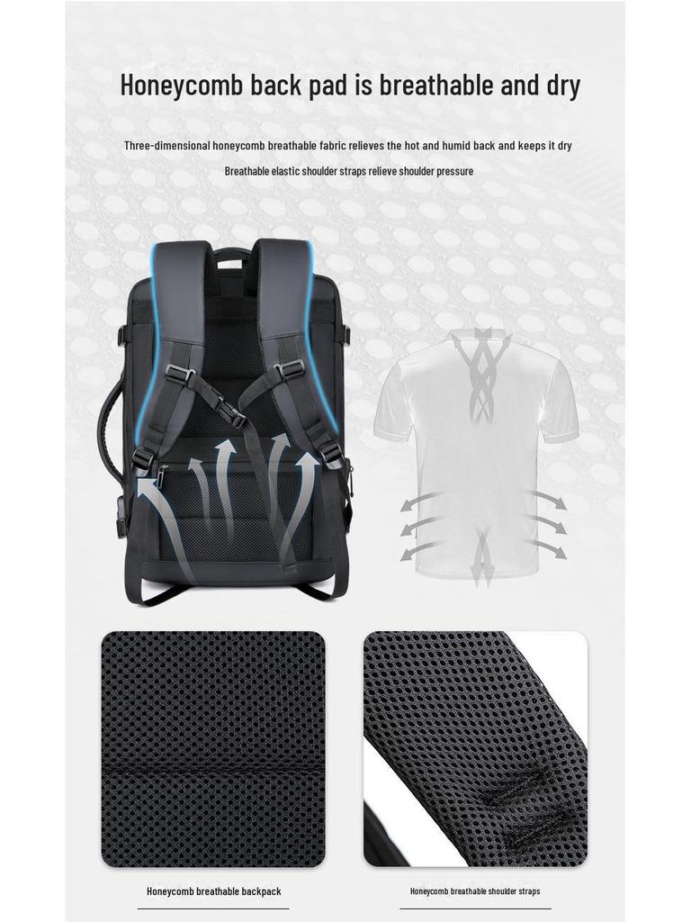 Herren- & Damenmode Business-Rucksack: High-End, Wasserdicht, Pendler- & Reisetasche