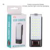 Rechargeable Mini Led Flashlight Worklight Keychain Light Camping Lamp Easy To Carry Multiple Lighting Modes Waterproof Material