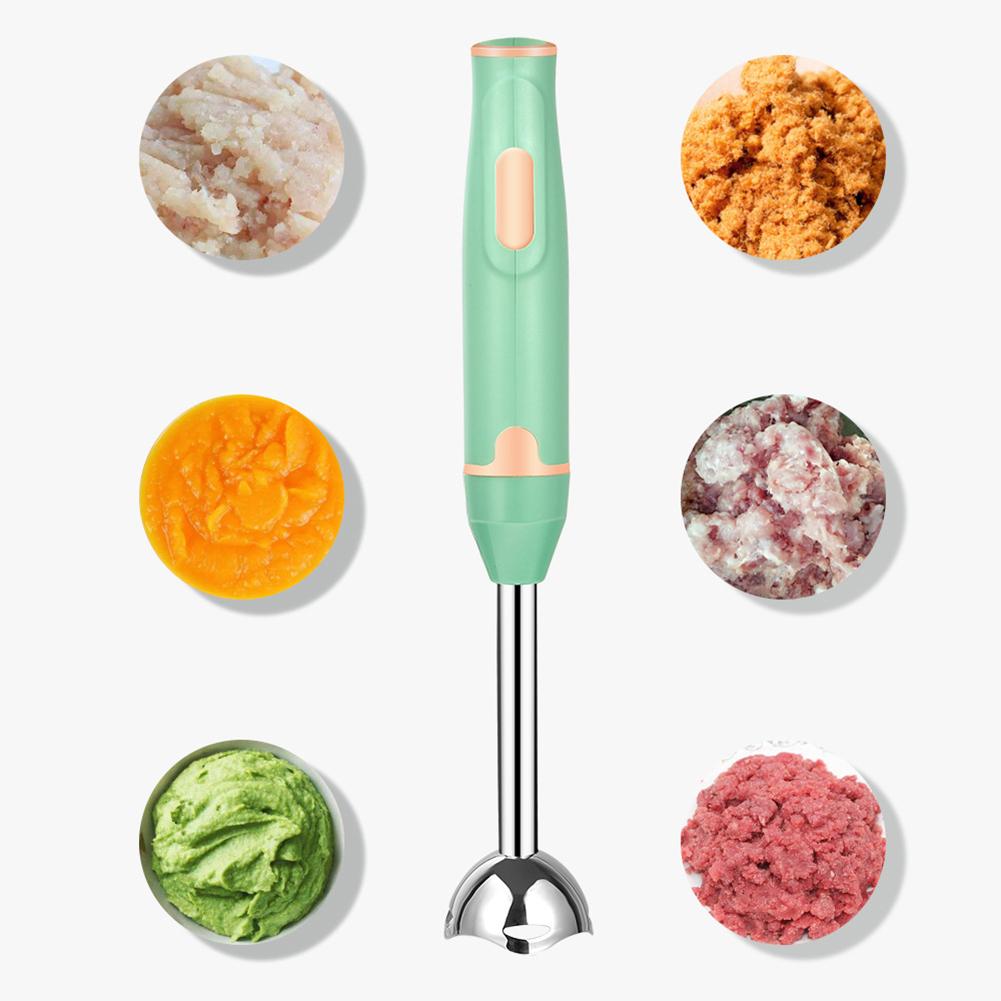 Electric Food Stick Mixer Handheld Egg Beater Food Vegetable Blender Stainless Steel Food Grinder Kitchen Whisk Tools