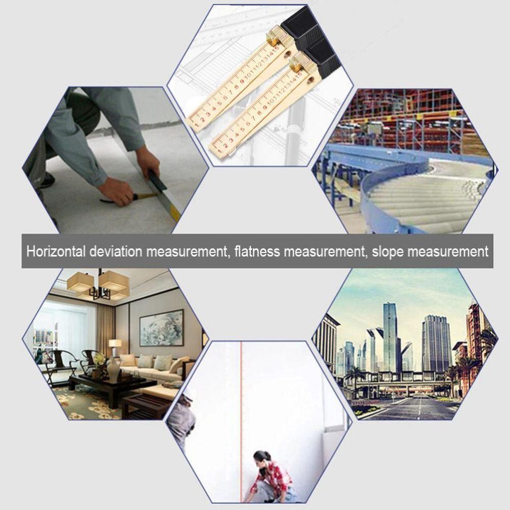 Gauge Thickness Gauge Engineering Ruler Wedge Shaped Vernier Gap Gauge Feeler Gauge Wedge Feeler