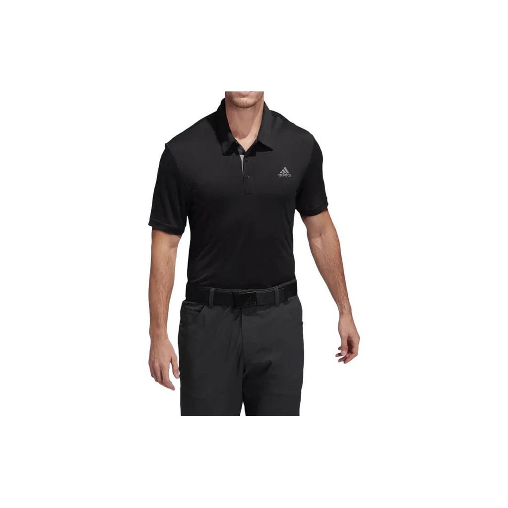 adidas Polo Shirts Men's Black Polo Collar Moderate Straight Fit DQ2310