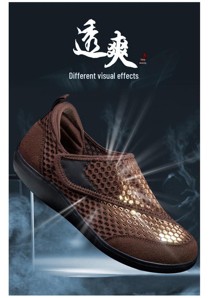 Damen atmungsaktive Sport-Mesh-Schuhe für breite Füße - Rutschfest, Große Größen für Mütter & Senioren