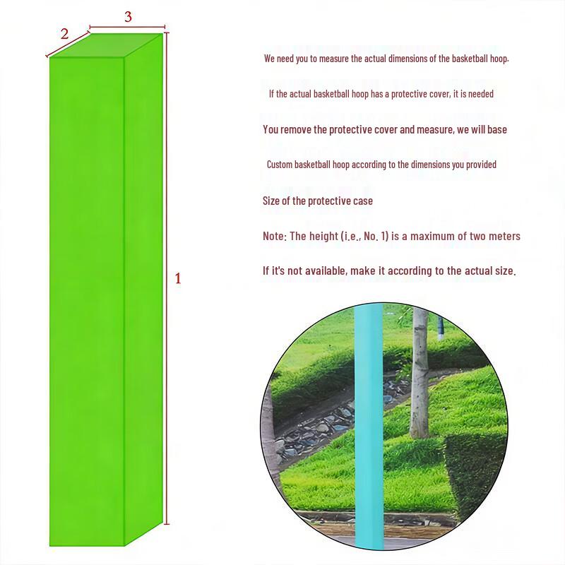 Basketball Hoop Column Protection Pads