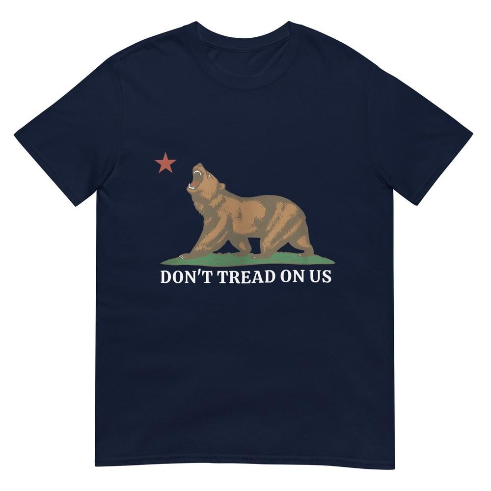 Dont Tread On Us California Bear Patriotic Tshirt S