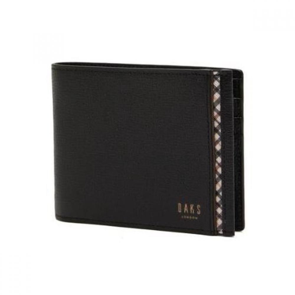 Daks Black Check Line Color Block Wallet Dbwa0e443bk