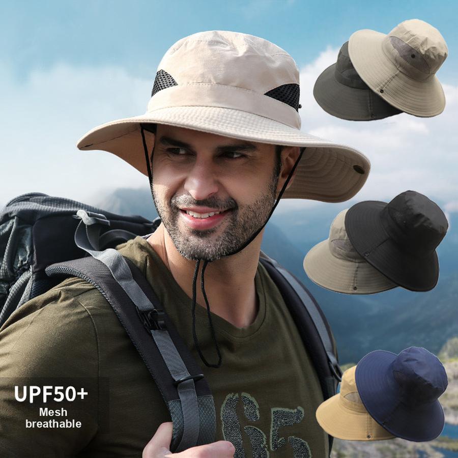 Outdoor Work Fishing Fisherman Hat Travel Sun Protection Cap Sun Hat Labor Protective Benni Hat Fishing Shade Bucket Hat
