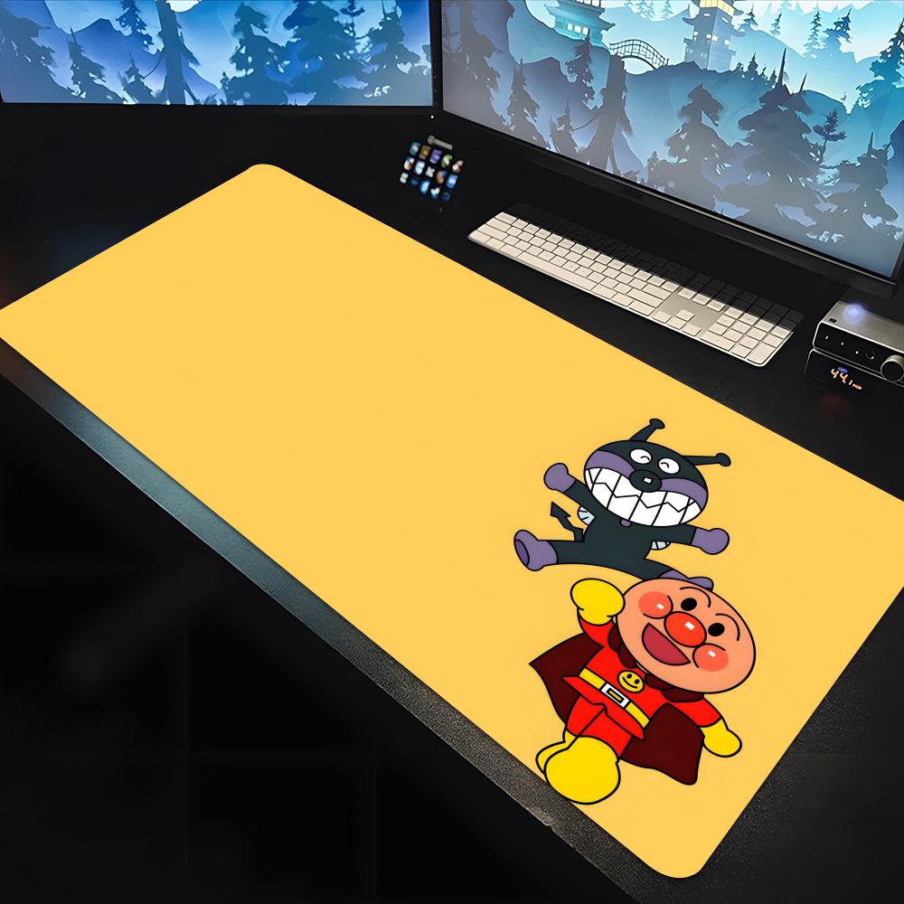 Anpanman Cartoon player Mouse Pad large keyboard mouse desk pad non-slip rubber gaming mouse pad laptop carpet 1200x600