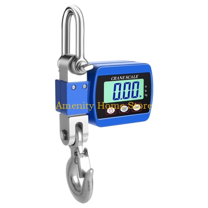 F26C 500kg Digital Hanging Scale Hanging Hook Scales For Industrial Commercial Use With LCD Display Hook Scales