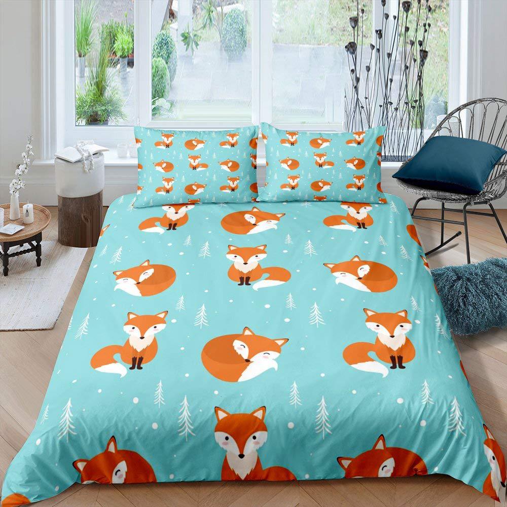 Palm Leaf Banana Leaf Bedding Three-Piece Quilt Cover