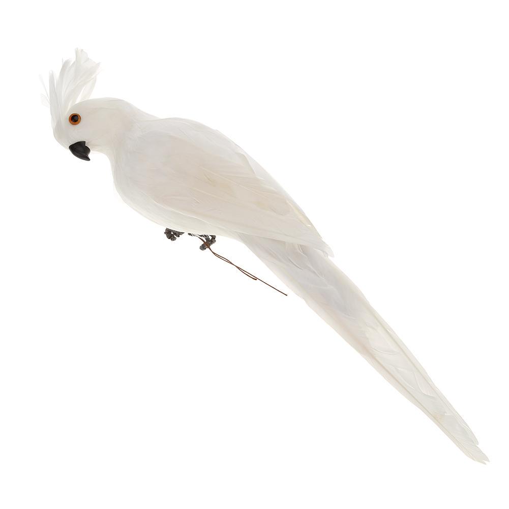 Uk Kreative Schaum Feder künstliche Papageien Imitation Vogel Modell Garten Dekor