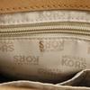 Michael Kors Tote Bag Handbag Brown / Black / White Leather Women Used