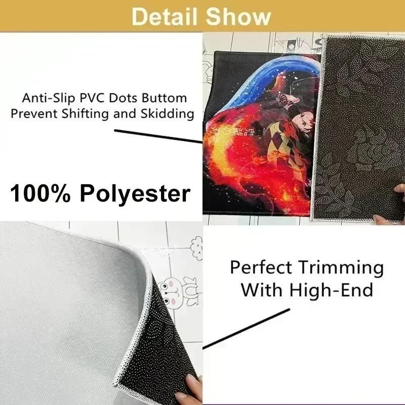 Larch Welcomes Anti-Slip Entrance Door Carpets, Bedroom Bathroom Floor Mats, Farm Autumn Home Decoration Carpets