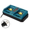 For Makita 18V Dual Ports Charger EU/US/UK/AU Plug Lithium Battery Dual Port Charger Power Tools Fast Charger For Makita BL1815