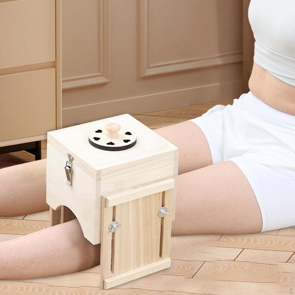 Moxibustiedoos Moxa's Verstelbare Temperatuur Puntmassage Houten Brandershouder Draagbaar