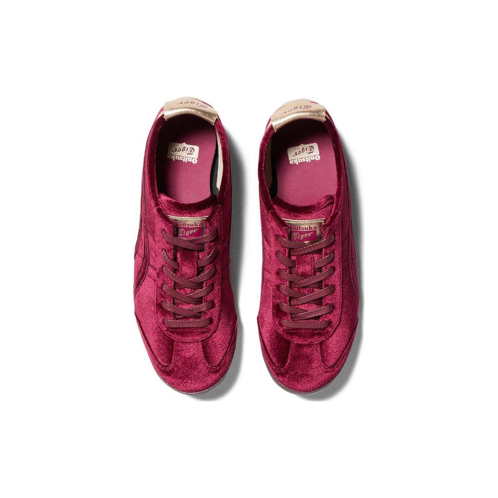 ONITSUKA TIGER Mexico 66 Comfortable Trendy Slip Resistant Durable Lightweight Low Top Casual Shoes Unisex Casual Shoes Red 1183C091-600