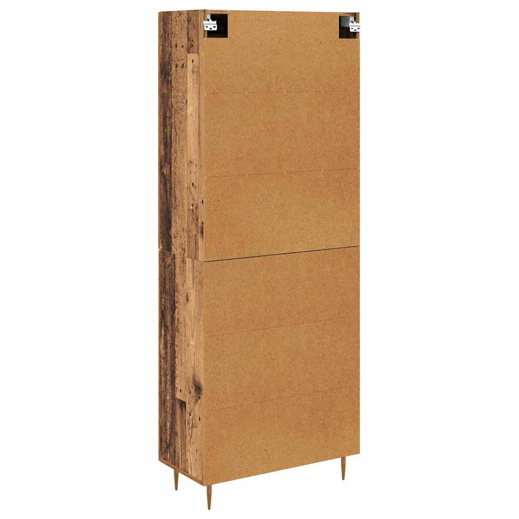 Highboard Reclaimed Wood 69.5 x 34 x 180 cm Particle Board