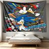 Sonic Print Tapestry - Portable Wall Decor Cloth, for Home, Dorm, Travel, Bedroom, Living Room - Ideal Birthday Housewarming Gift