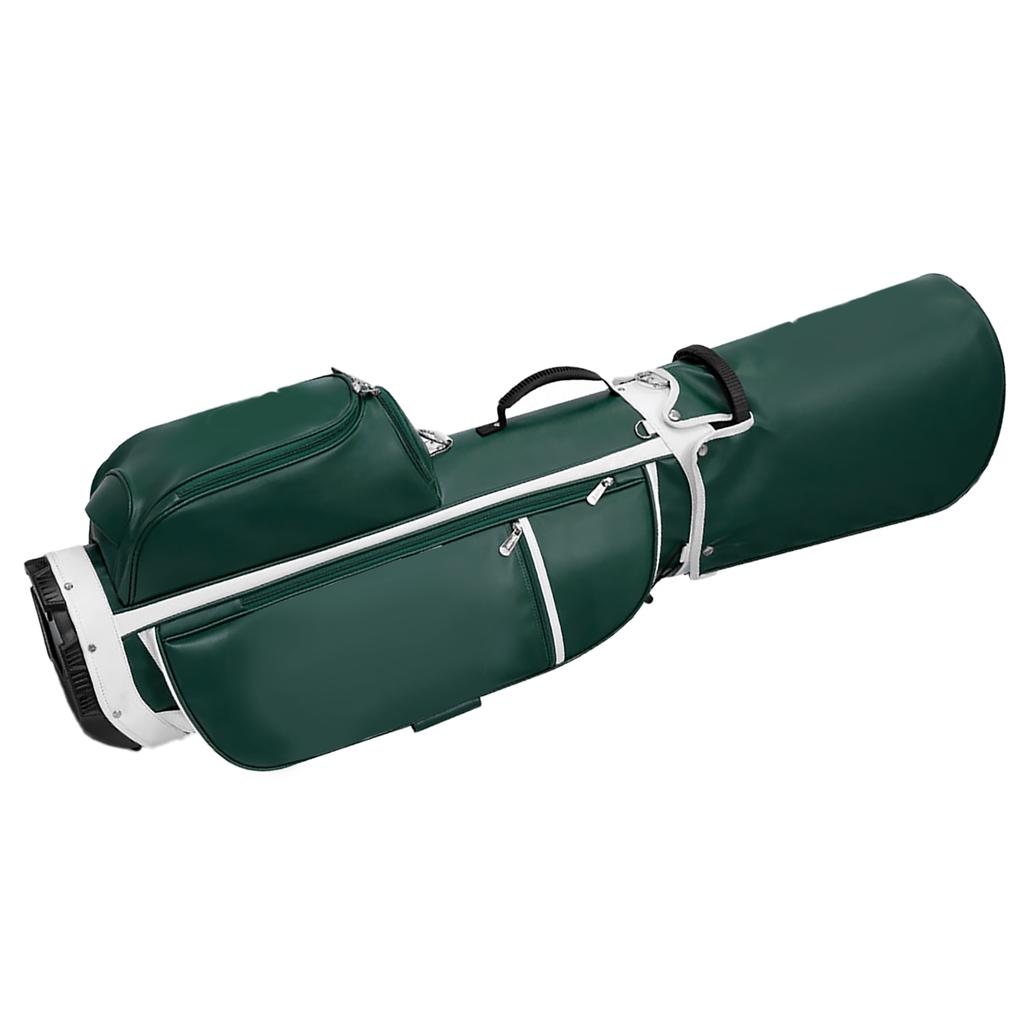 Golf Stand Bag Super Fiber Leather Stable Triangular Support Fashionable Appearance