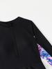 2025 New Long-Sleeve Two-Piece Swimsuit for Girls - Conservative Style, Medium & Large Sizes.