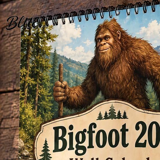 Unique Ape Illustration with Spiral 12-Month Wilderness Wall 2027 Calendar Savage Art Planner Decorative Binding