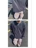 Men's American Trendy V-Neck Jacquard Sweatshirt: Loose Fit, Long-Sleeve, Casual High Street Style T-Shirt for Autumn.