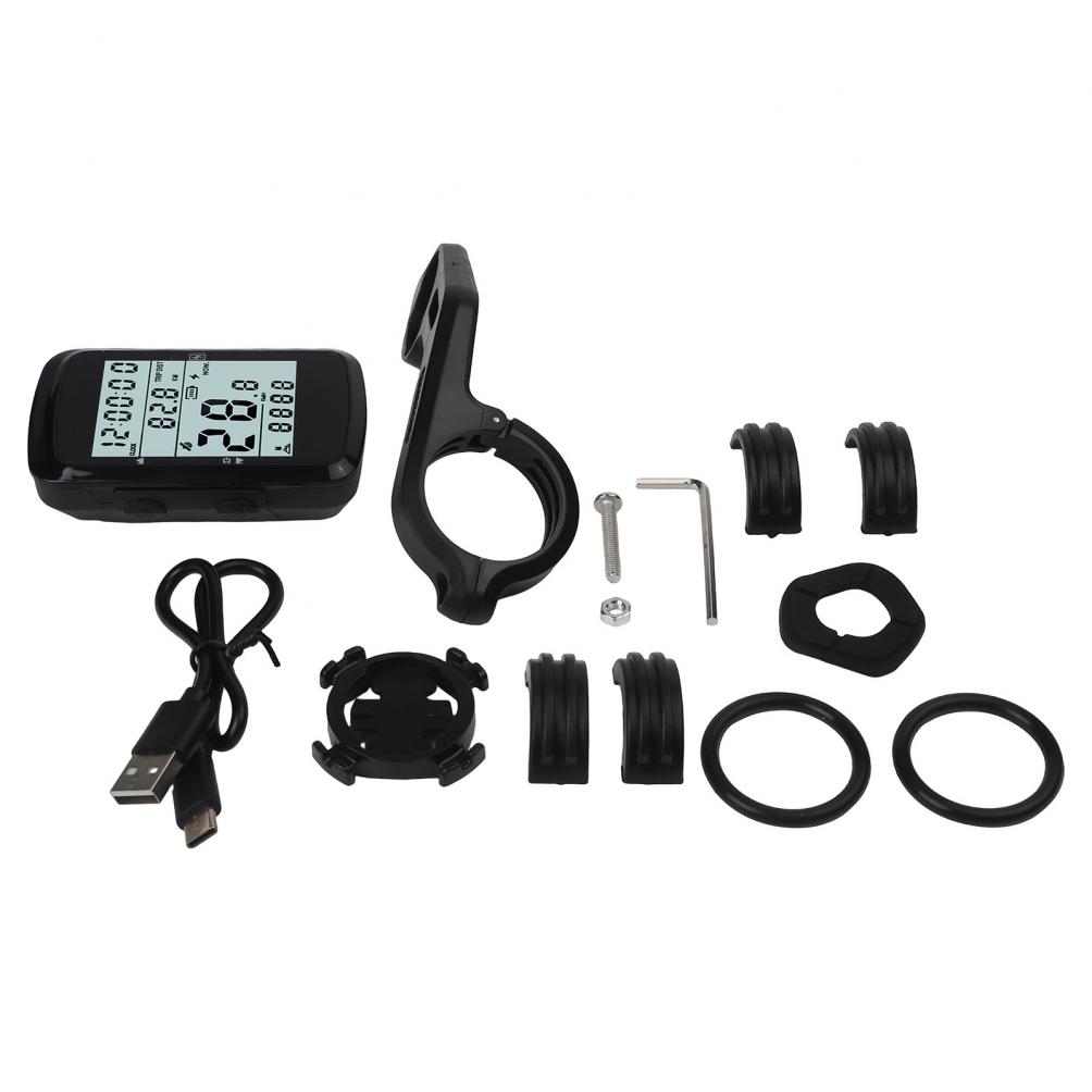 2 4 Inch LCD Bicycle Speedometer with Wireless Design and GPS Functionality
