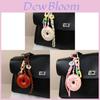 Miu Sweet Style Pu Leather Donut Bag Charm Keychain For Fashion Accessories