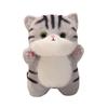 Adorable Japan Bring Cat Plush Toys Stuffed British Shorthair Grey White Orange Ragdoll Pussy Kitten Doll Table Accompany Toys