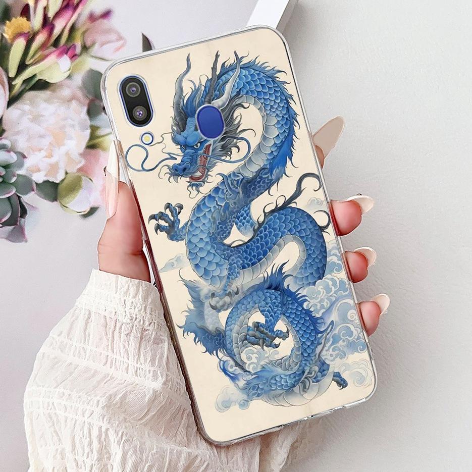 For Samsung Galaxy M10 M20 M30 Case New Fashion Painted Cover Clear Silicone Soft Slim Phone Case For Samsung M10 M20 M30 Fundas