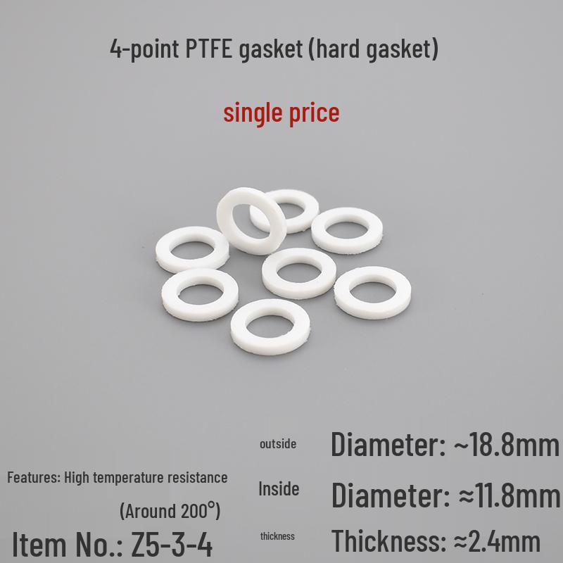 Jeu de Joints Souples en Caoutchouc Silicone et Joints Durs en PTFE - Différentes Tailles Disponibles